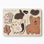 Wee Gallery Wooden Puzzle Woodland