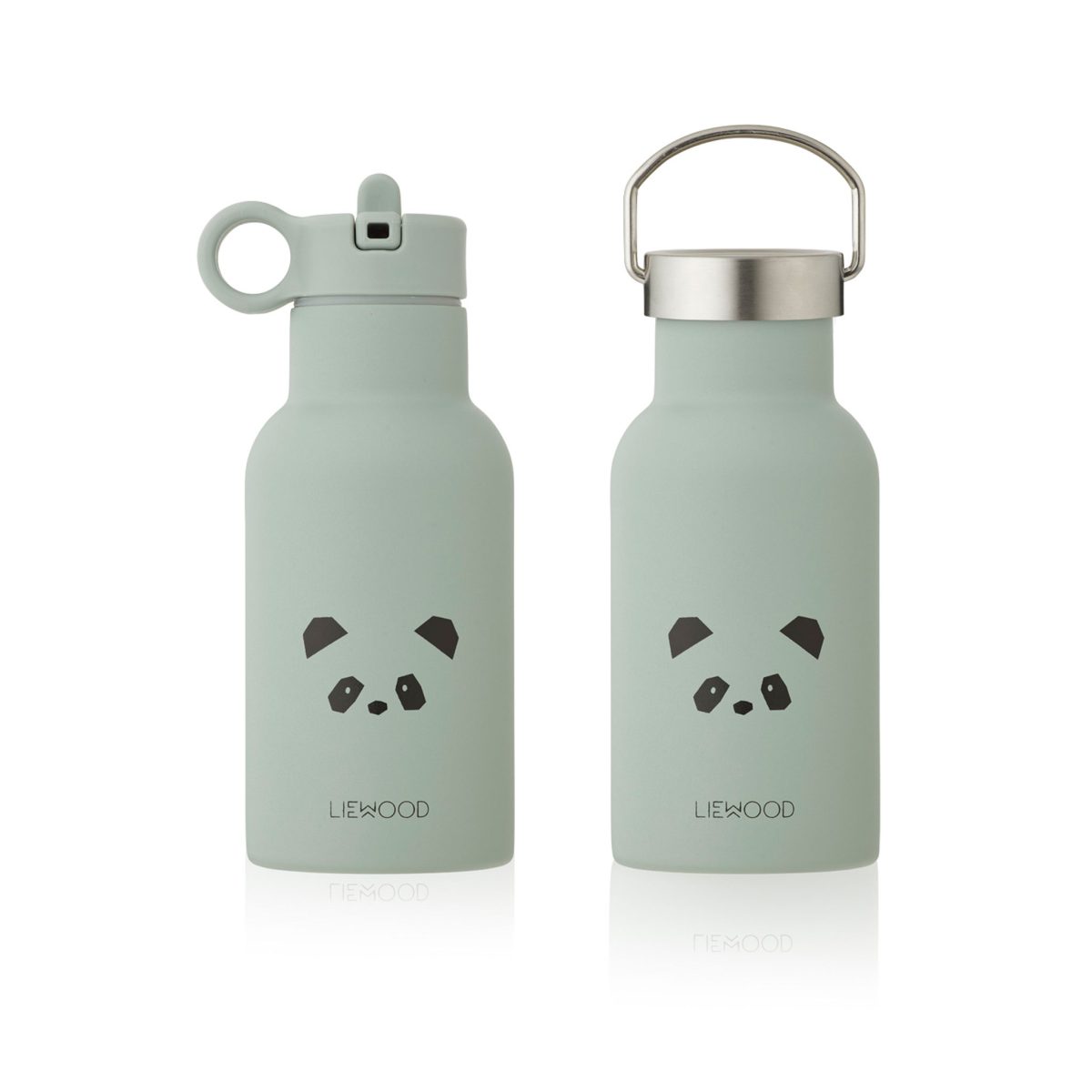 Liewood water bottle Panda Dusty Mint
