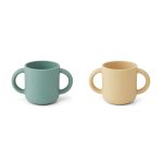LIEWOO Gene Silicon Cups Peppermint Wheat Yellow