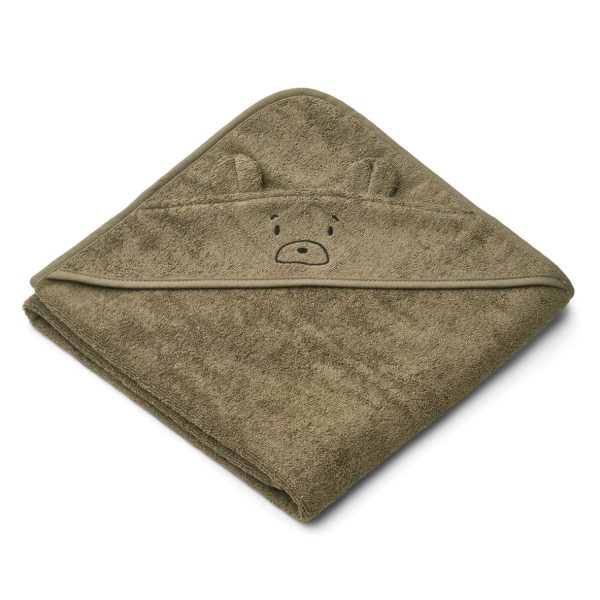 LIEWOOD Towel Augusta Bear Khaki