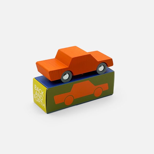 Waytoplay wooden car - orange