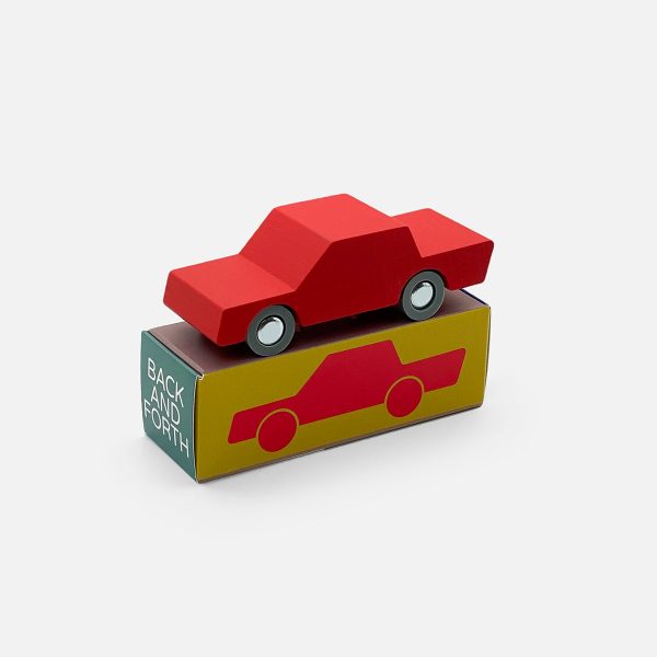 Waytoplay wooden car - red